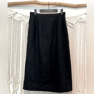 Vintage JP Collection Wool Pencil Skirt W/ Pockets Sz 14
